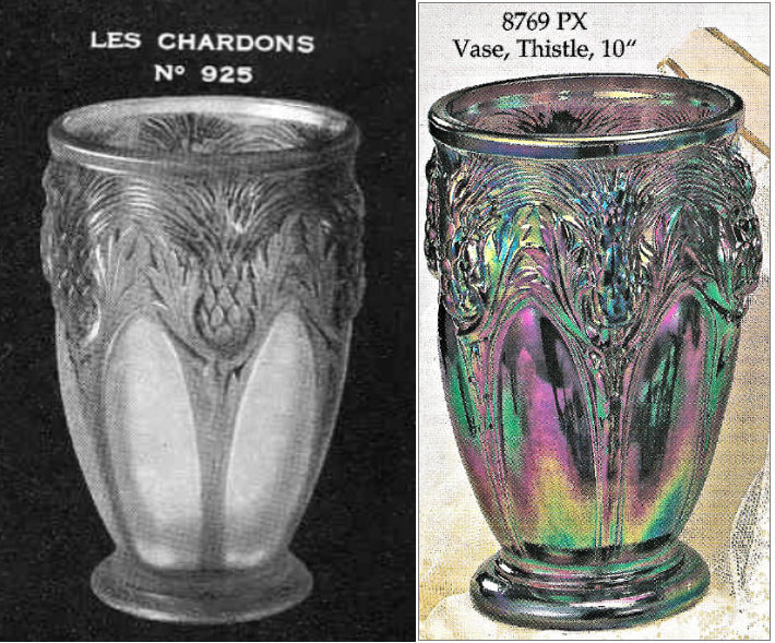 Thistle Vase, Verlys No. 925
