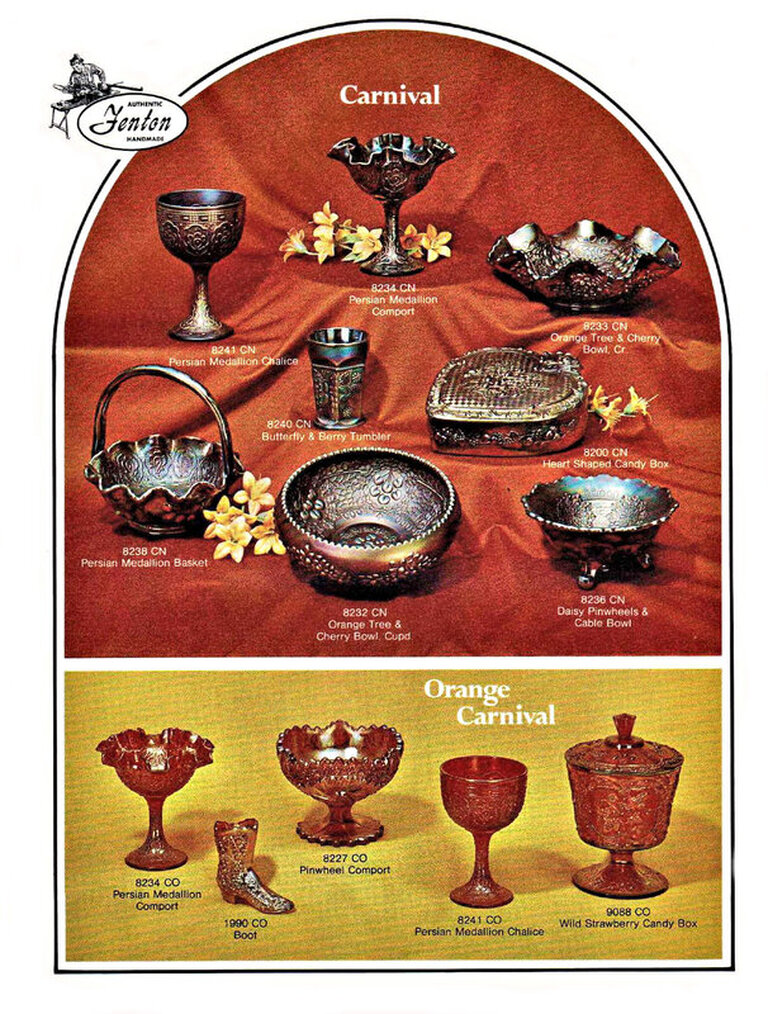 Fenton Carnival Old and New - Carnival Glass Worldwide
