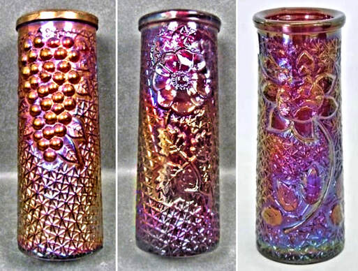 Trio of Fishnet Vases