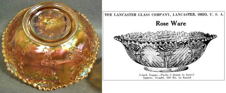 Rose Ware, Lancaster Glass